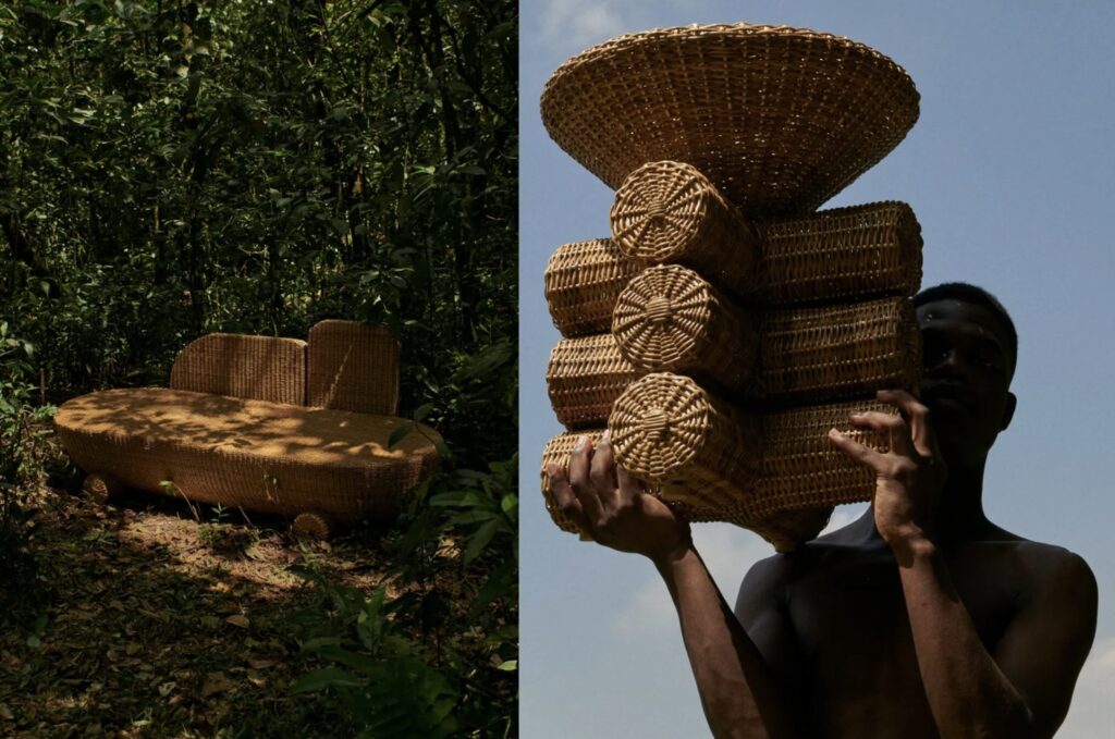 Sofa (on left) by Fango